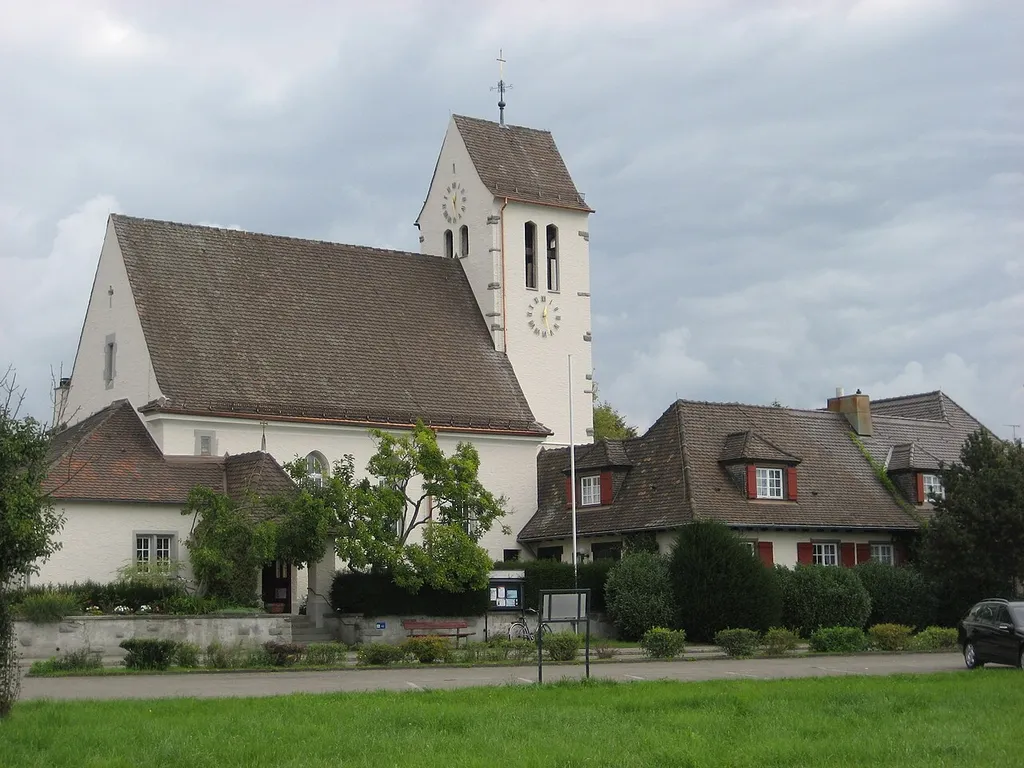 Evangelische Kirche St. Johannes in Wasserburg/Bodensee - Deutschland