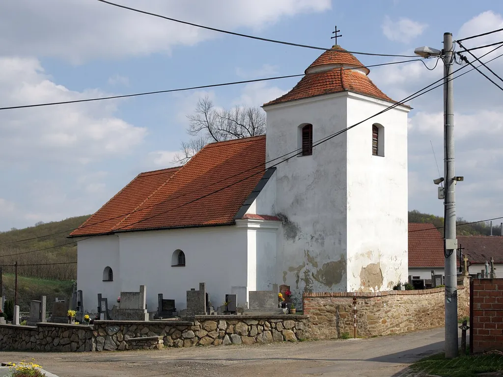 Rokytná (Moravský Krumlov) - kostel sv. Leopolda.