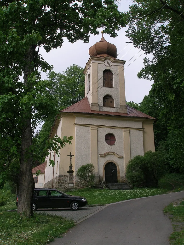 Domašov nad Bystřicí (Domstadt) - the church