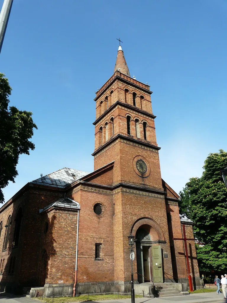 Holiest Mary the Virgin the Queen of Poland (garrison church; formerly evengelical) church in Gniezno, Poland, at Bolesława Chrobrego street.