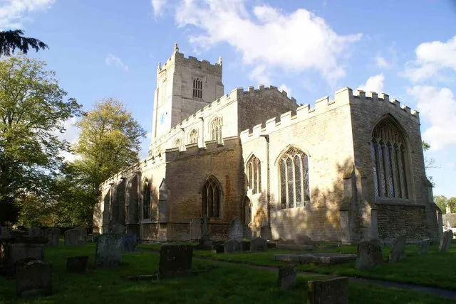St Nicholas Glatton A fine church in this prosperous village