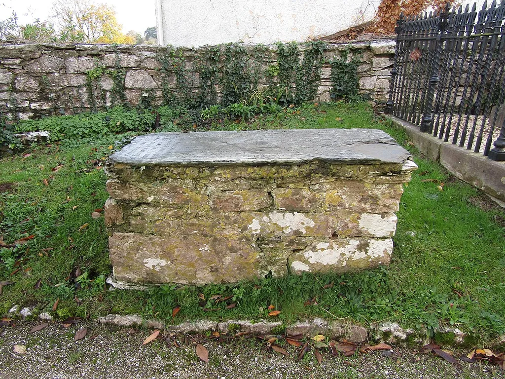 A chest tomb at the Church of St. Mary in Abbotskerswell, Devon, England.