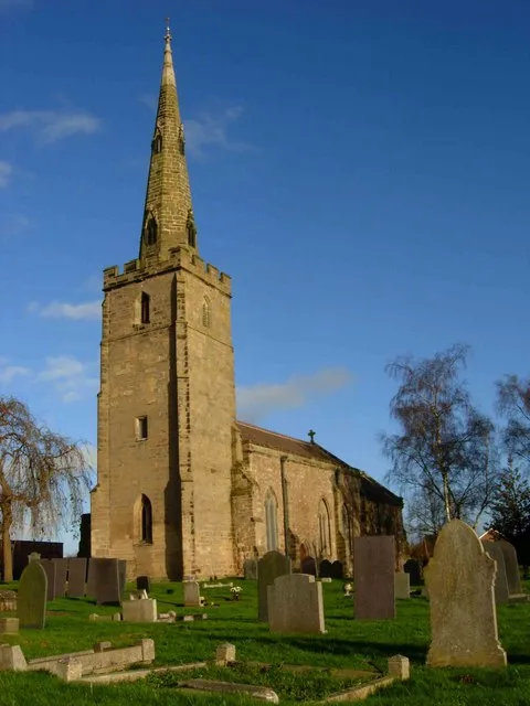 All Saints' parish church, Sapcote, Leicestershire, seen from the southwest