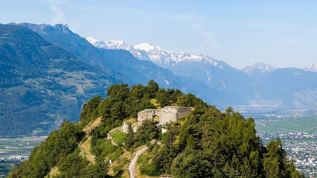 Le château de la Soie vu du nord-est.
