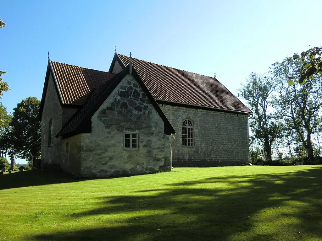 Skalunda church, Kålland, Sweden. View from notheast.