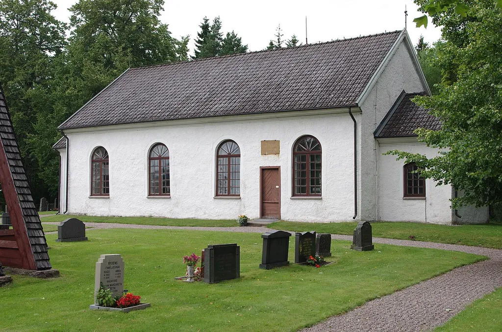 Utvängstorps kyrka (swedish: church of Utvängstorp), Västergötland, Sweden.