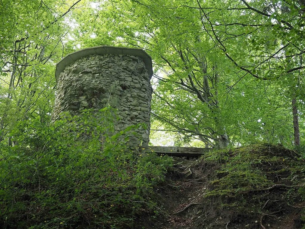 Ruine Wartenstein - Überreste Turm