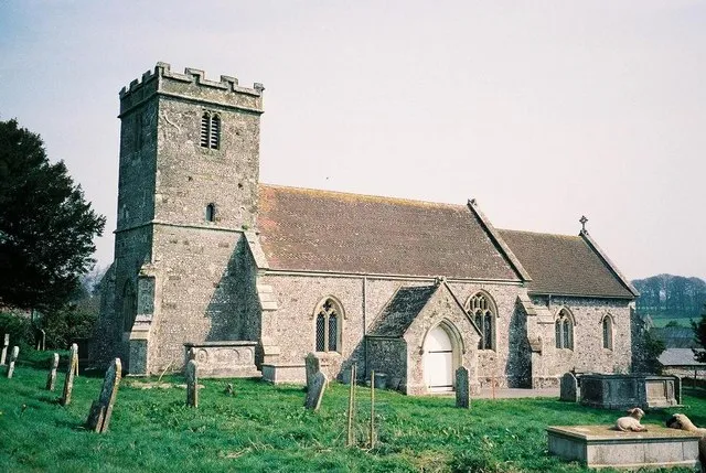 Tarrant Keyneston: parish church of All Saints Apart from its medieval tower, the church was rebuilt in 1852.