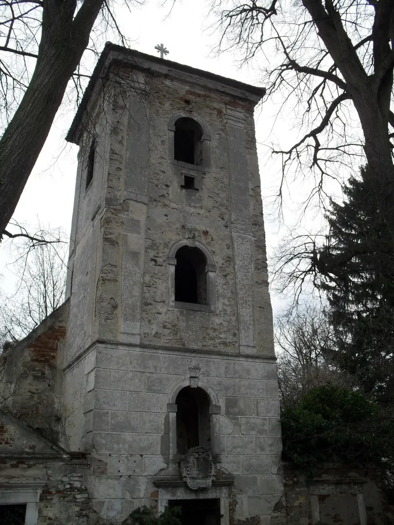Die ehemalige Kirche in Stockern in Niederösterreich