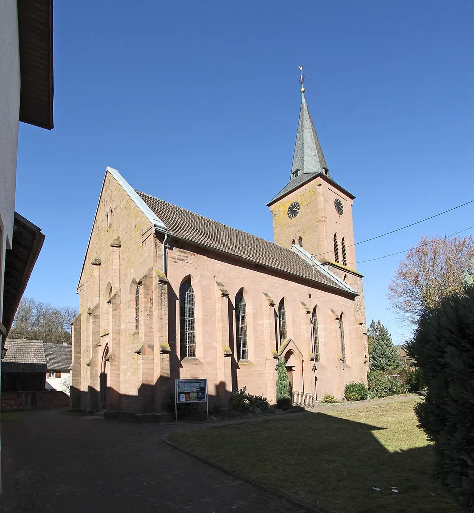 Protestant church in Vorderweidenthal.