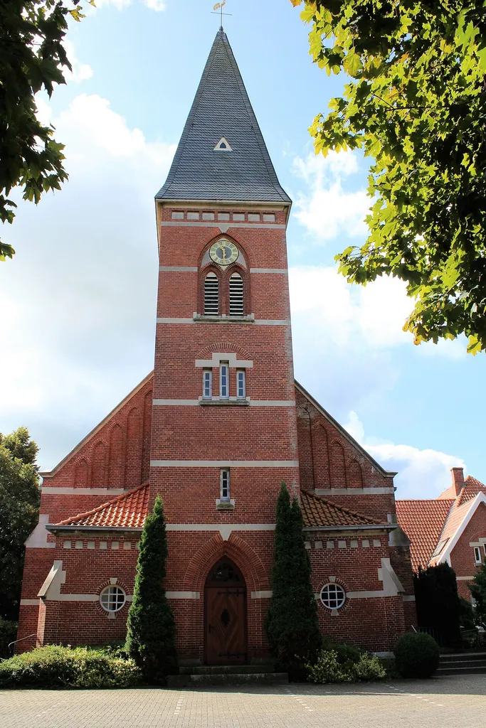 Ev.-reformierte Kirche Möhlenwarf, Landkreis Leer, Ostfriesland, Deutschland