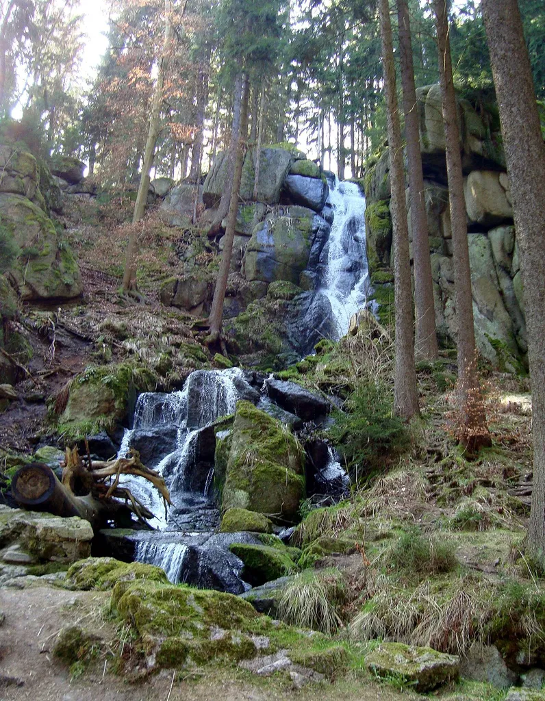Blauenthaler Wasserfall im Erzgebirge