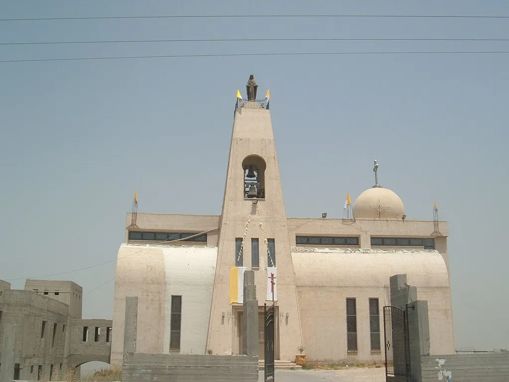 New Maronite St. Anthony Church (Anth. the Great) in Nazareth. הכנסיית אנטוניוס הקדוש המארונית החדשה בנצרת