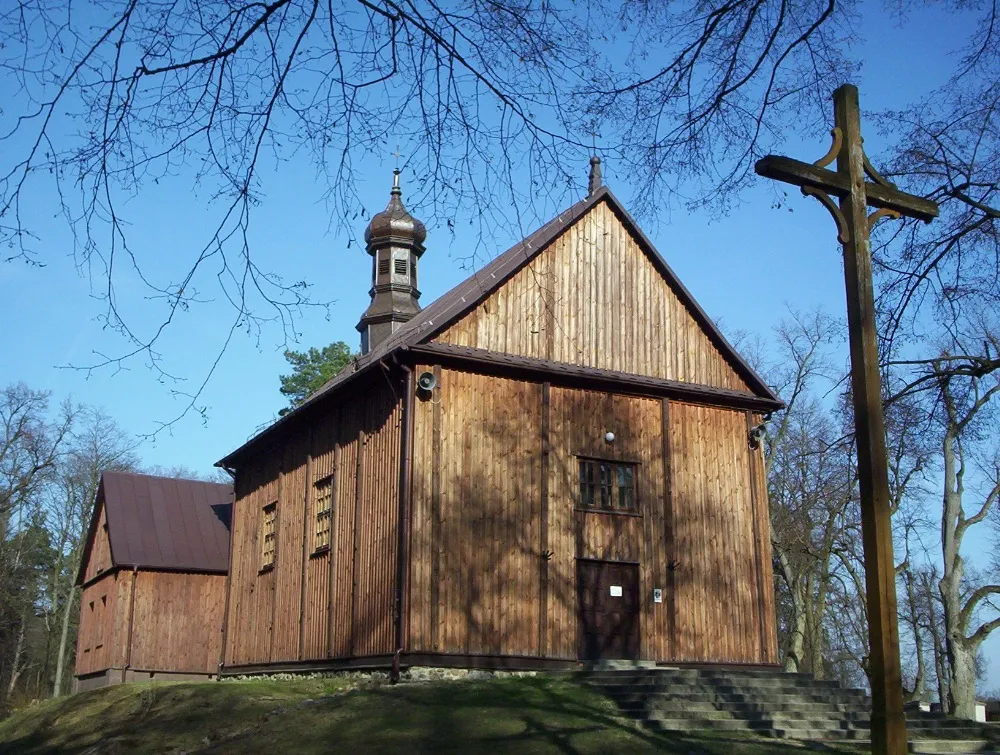 Church in Lutkówka, Poland.