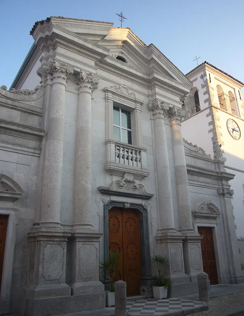 Il duomo e parte del campanile di Gradisca d'Isonzo, già sede dell'omonima diocesi