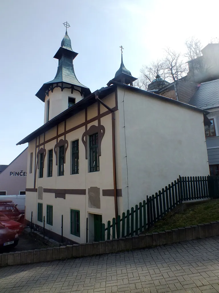 The orthodox church of Saint Wenceslaus in Krupka