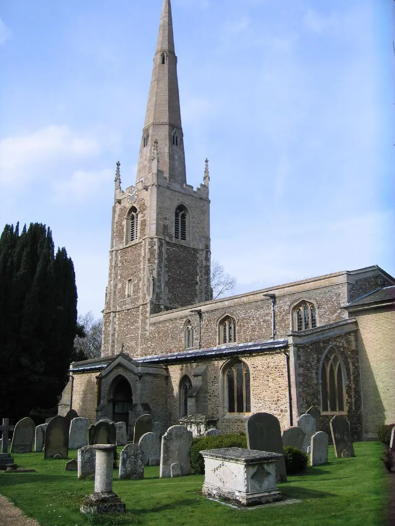 St Margaret of Antioch parish church, Hemingford Abbots, Cambridgeshire (formerly Huntingdonshire), seen from the southeast