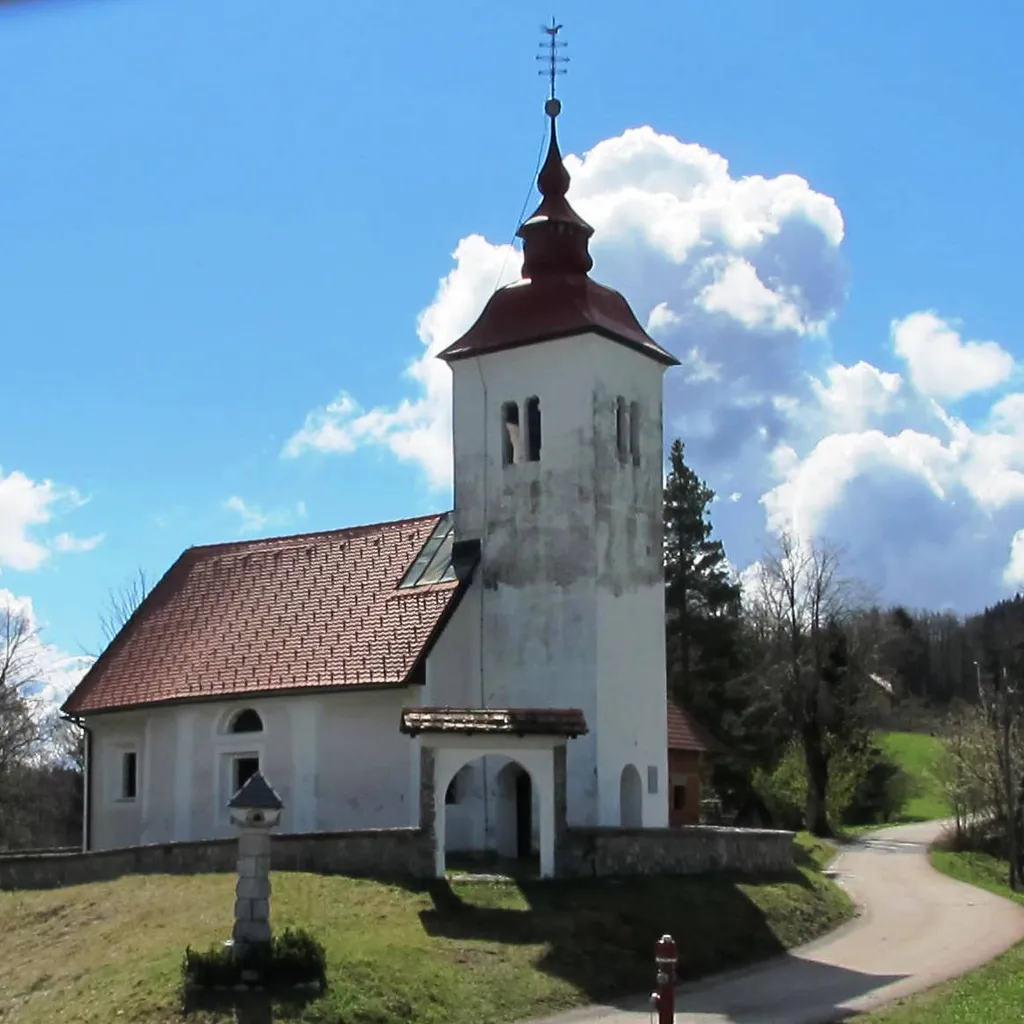 The Church of St. Florian in Tehovec, Municipality of Medvode, Slovenia
