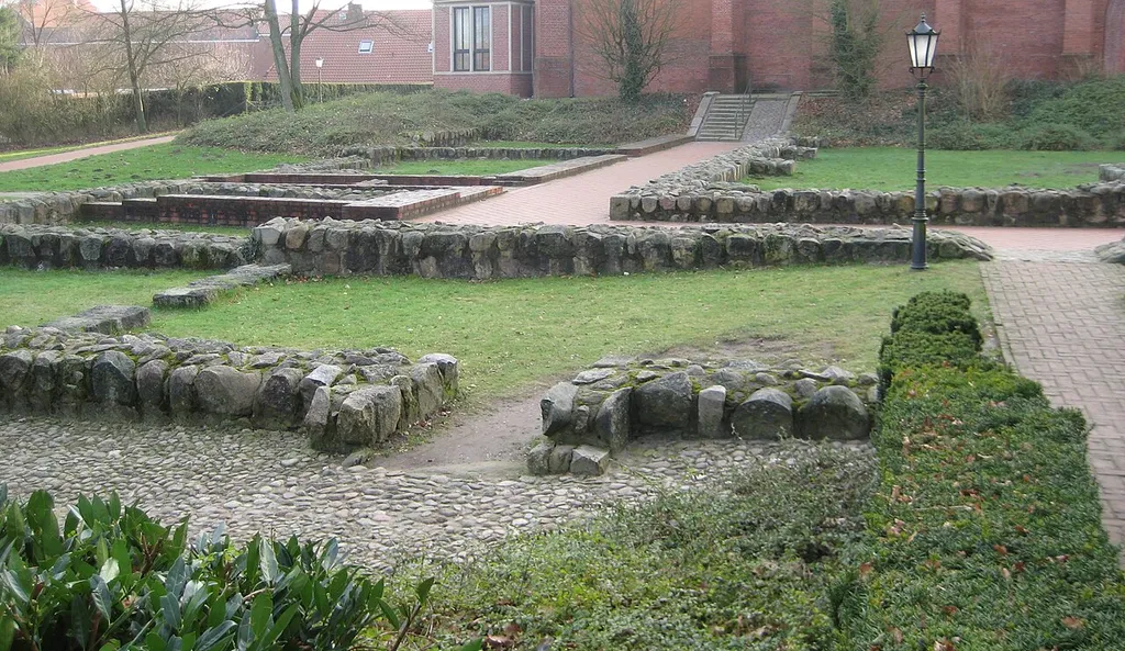 Fundamente des ehemaligen Klosters Harsefeld in Harsefeld