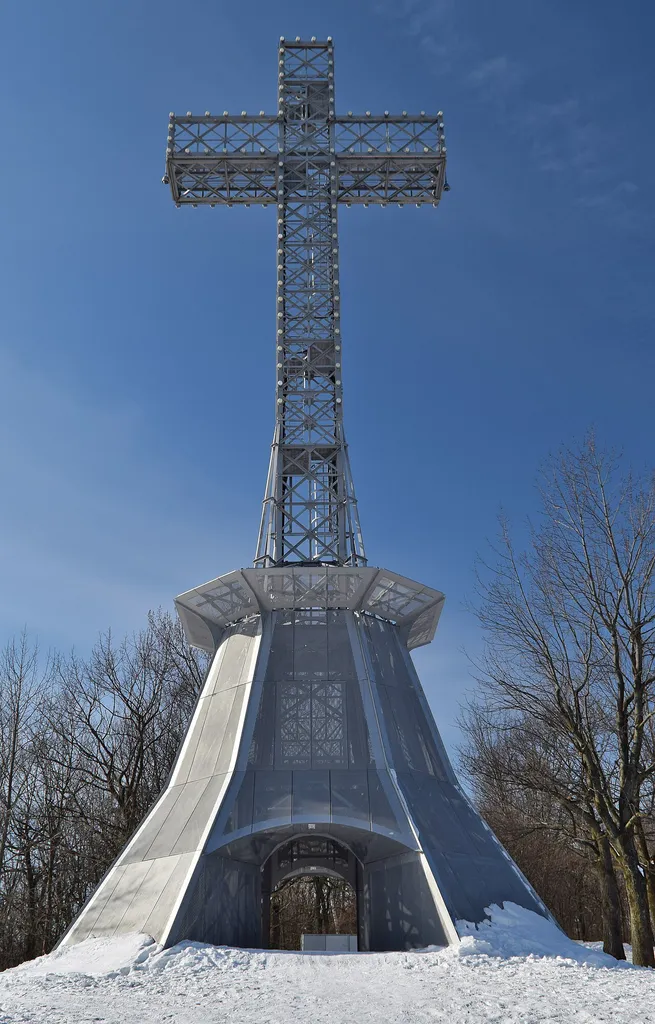 The Mount Royal Cross.