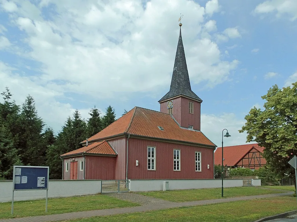 Evangelisch-lutherische Dorfkirche in Jeseritz bei Gardelegen (Sachsen-Anhalt).