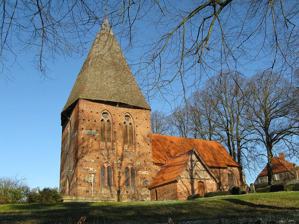 Church in Börzow, Mecklenburg-Vorpommern, Germany