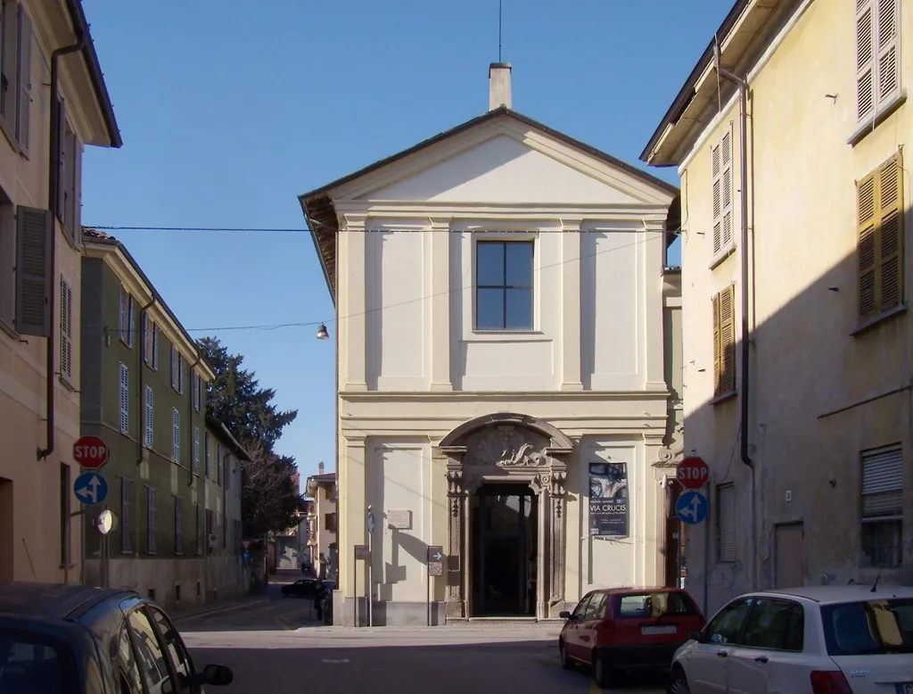Lodi, la chiesa sconsacrata di Santa Maria della Visitazione (nota anche come chiesa dell'Angelo), oggi sede espositiva.