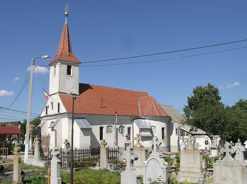 Alte orthodoxe Kirche in Ghimbav / Weidenbach, Siebenbürgen, Rumänien.