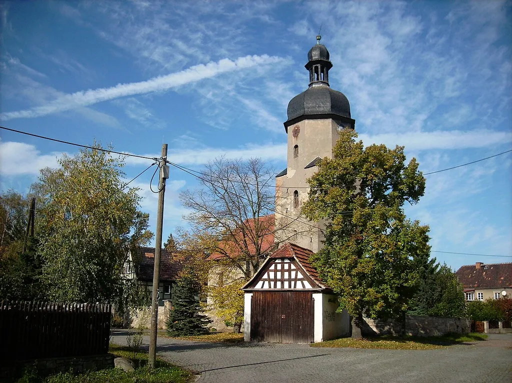Church of the village of Molau (Molauer Land, district of Burgenlandkreis, Saxony-Anhalt)
