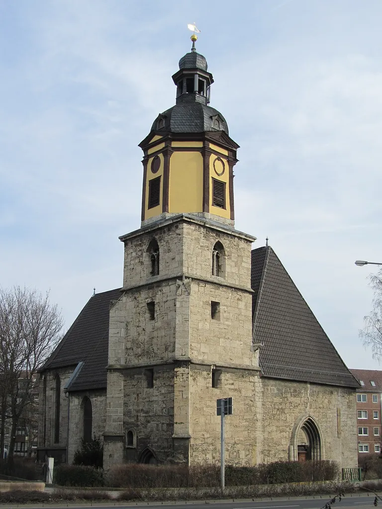 Die Martinikirche in Mühlhausen (Thüringen).