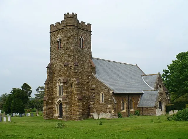 Saint Mary's Church, Haynes Church End Rebuilt 1850. For historical details of the parish see http://www.british-history.ac.uk/report.aspx?compid=62661 .
