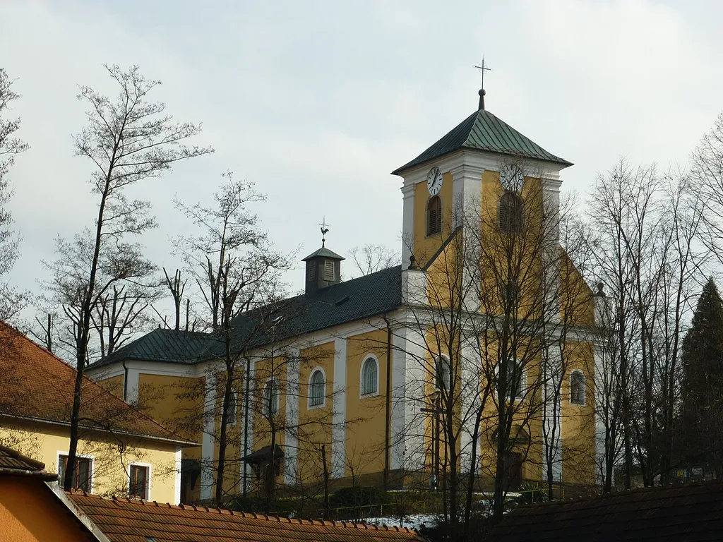 Church of Saints Peter and Paul in Želechovice nad Dřevnicí, Czech Republic