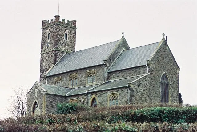 St Mary's parish church, East Morden, Dorset, seen from the east