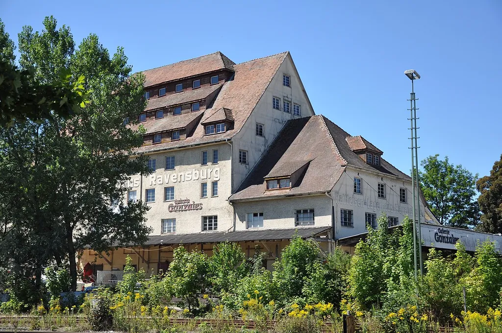 Ravensburg, Raiffeisen-Lagerhaus am Bahnhof