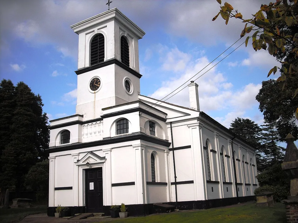 St Leonard's parish church, Woore, Shropshire, seen from the southwest