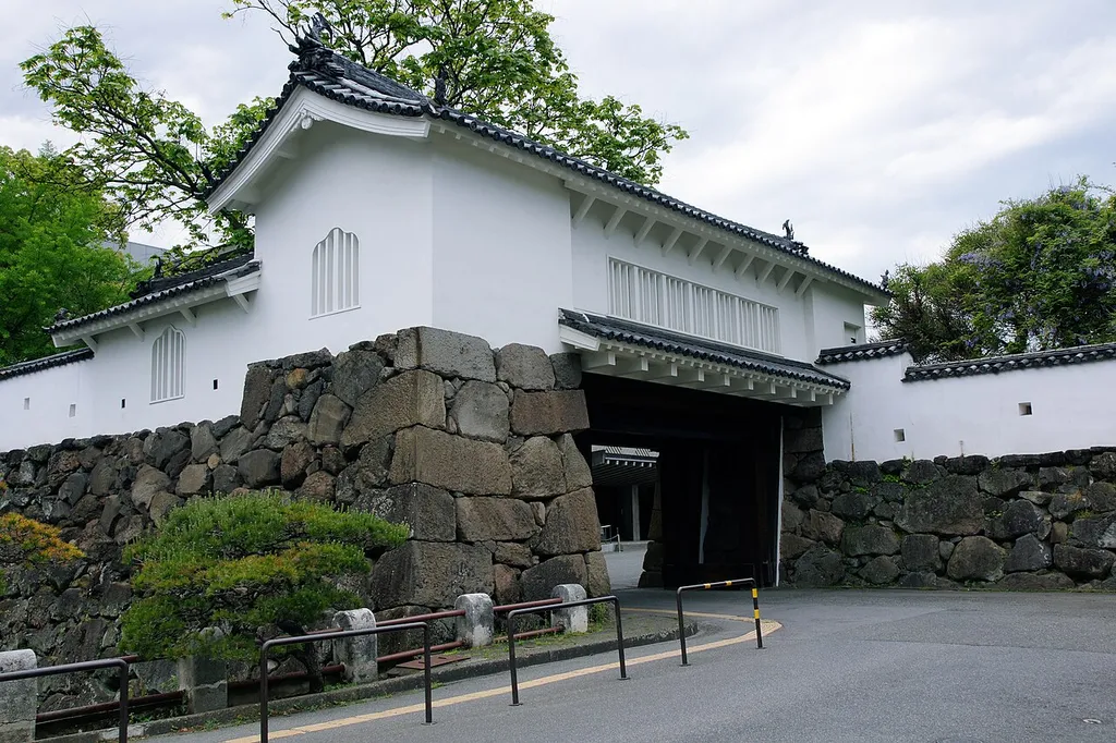 Funai Castle in Oita, Oita prefecture, Japan