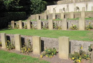 German section of Fort George Military Cemetery