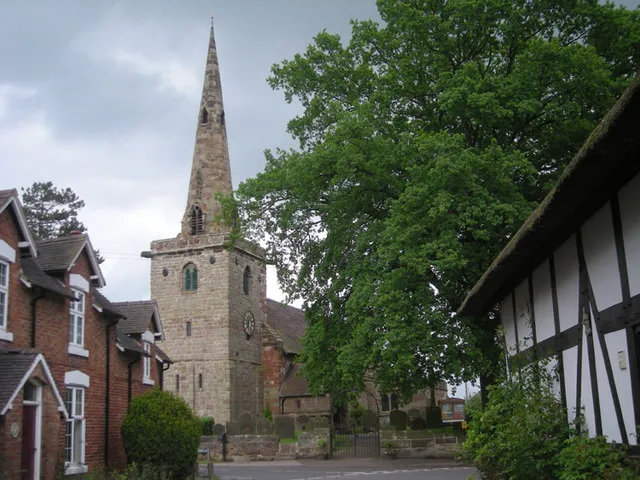 The church at Church Eaton
