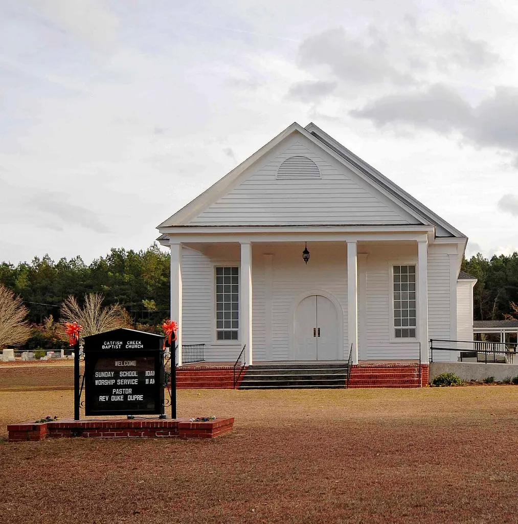 Catfish Creek Baptist Church in Dillon County, South Carolina