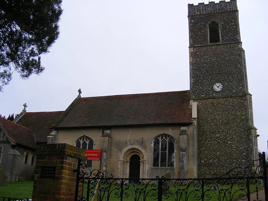 Church of St Martin in Tuddenham St Martin, Suffolk, England. A Grade I listed medieval church.