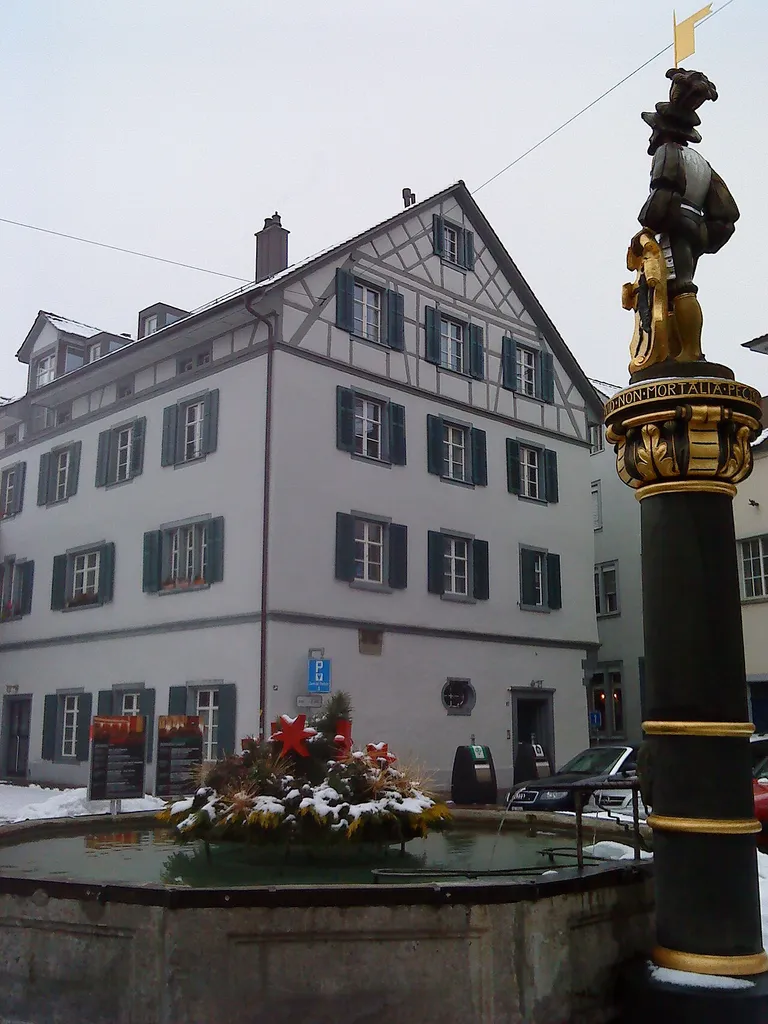 Das Konventgebäude des ehemaligen Barfüsserklosters am Platz in Schafhausen.