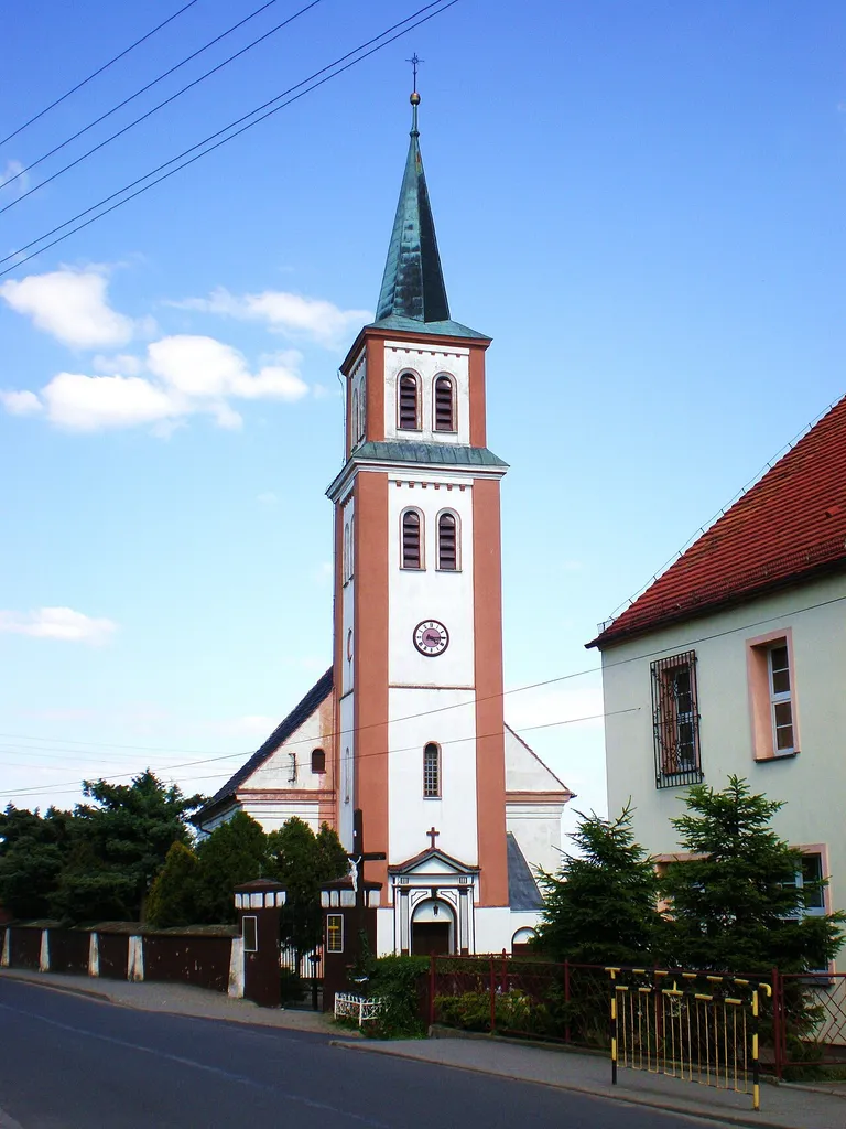 Saint Andrew church in Kamiennik, Poland