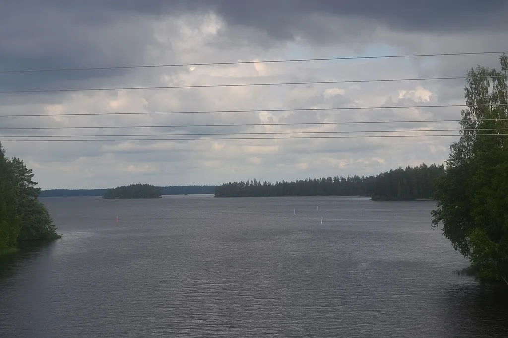Lake Pielavesi in Pielavesi, Finland