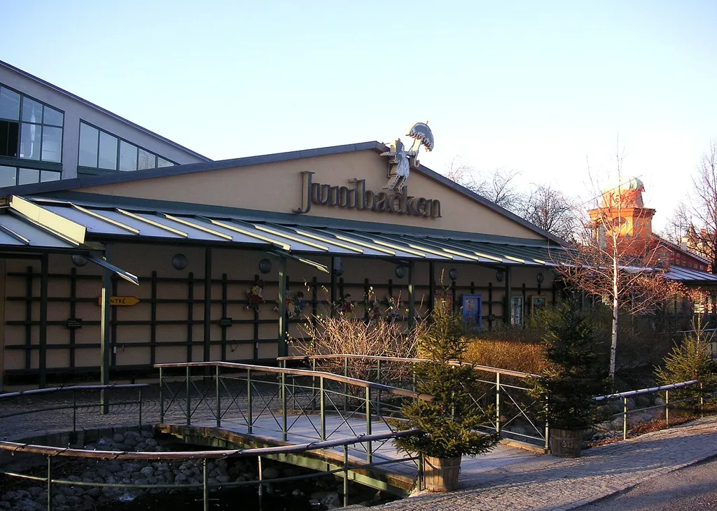 Entré till "Junibacken" i Stockholm.
