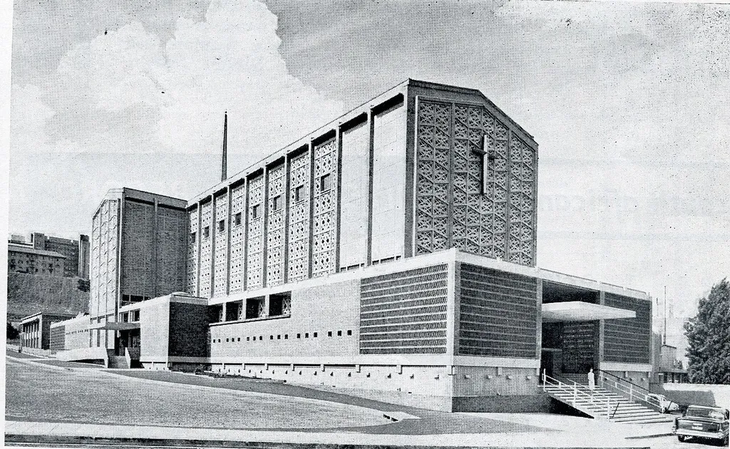 Cathedral of Christ The King in the city of Johannesburg. These are works from the Johannesburg Heritage Foundation released to be used in the Joburgpedia which I'm a Wikipedian in Residence.