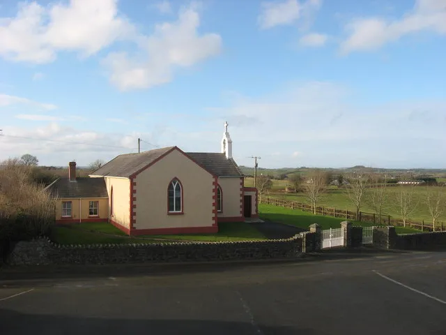 St. Mary's Church, Stonetown, Co. Louth Small T-plan church built by Rev. P. Banan in 1837.
