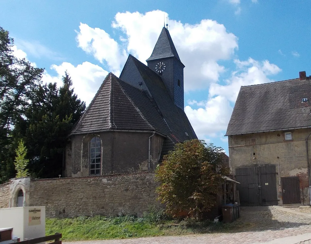 The church of Meineweh (district of Burgenlandkreis, Saxony-Anhalt)