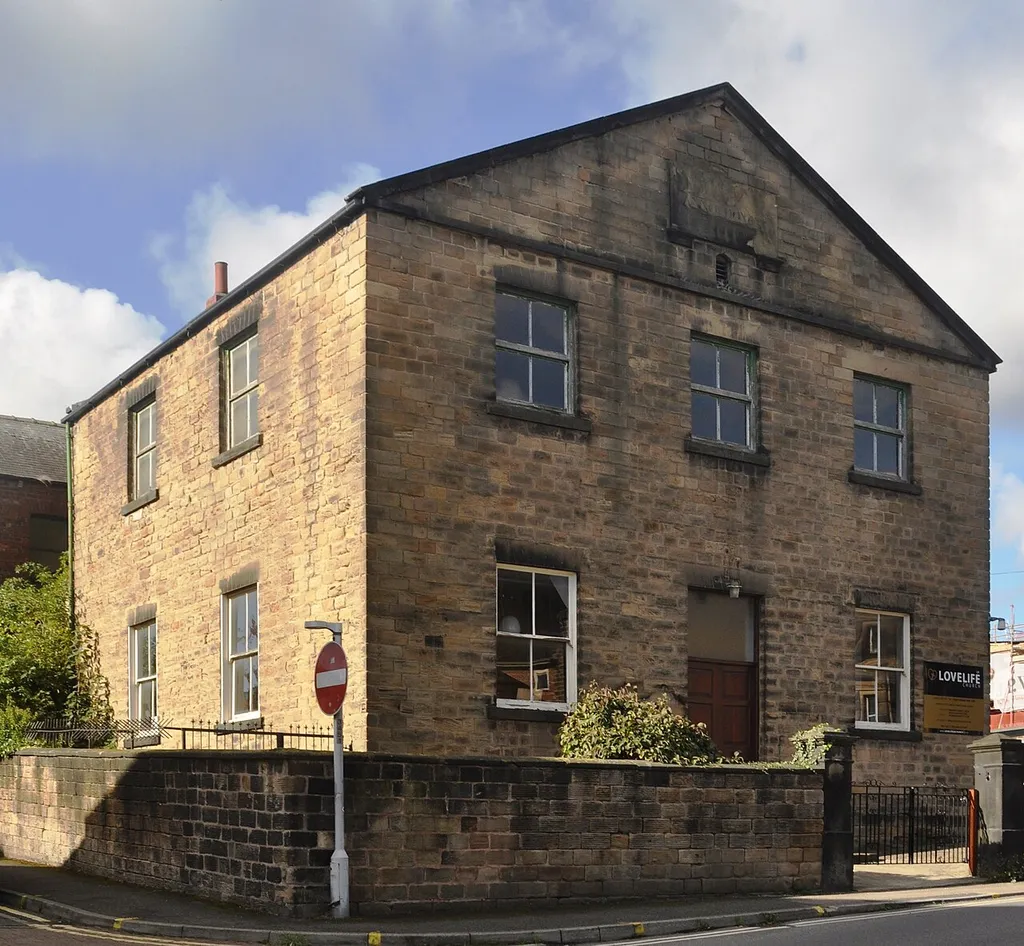 Lovelife Church, Blucher Street, Barnsley, Metropolitan Borough of Barnsley, South Yorkshire, England. Formerly Salem Wesleyan Reform Chapel. This is a photo of listed building number 1151180.