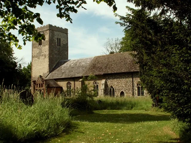 St Andrew's parish church, Winston, Suffolk, seen from the southeast