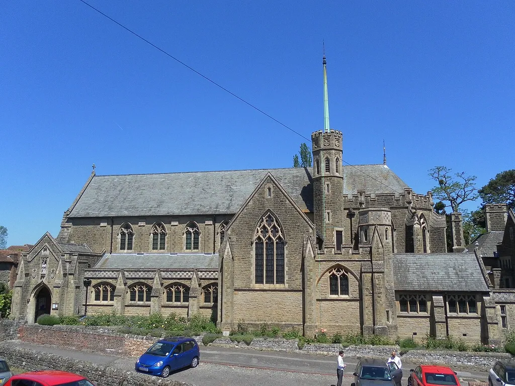 Church of the Sacred Heart, Petworth, District of Chichester, West Sussex, England. The Roman Catholic parish church of Petworth. Listed at Grade II by English Heritage (NHLE Code 1223770)